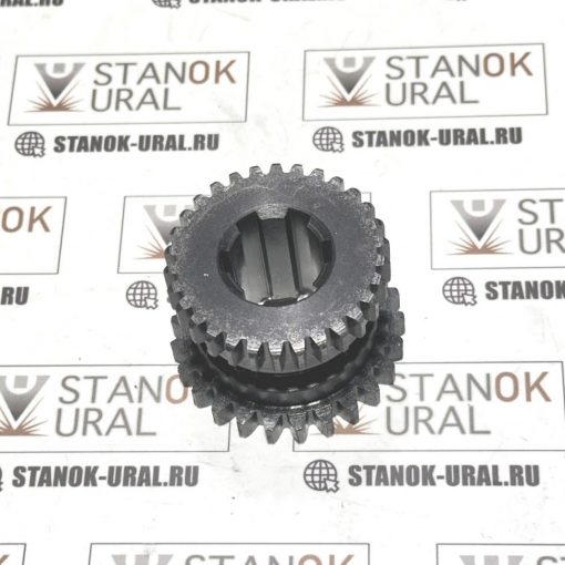 Шестерня двухвенцовая коробки подач токарного станка 16к20 16б20п.070.428