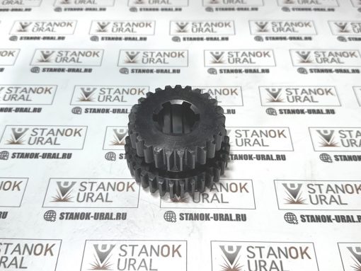 Шестерня двухвенцовая КС токарного станка 1а616 (m2,5; z32,25)