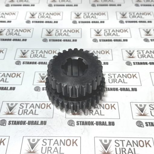 Шестерня двухвенцовая КС токарного станка 1а616 (m2,5; z32,25)