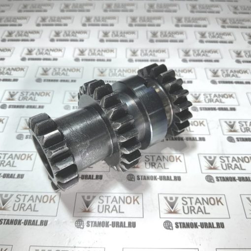 Шестерня блок двухвенцовая 2 оси коробки скоростей фрезерного станка 6м82, 6р12, вм127 (6м82.3.56н)
