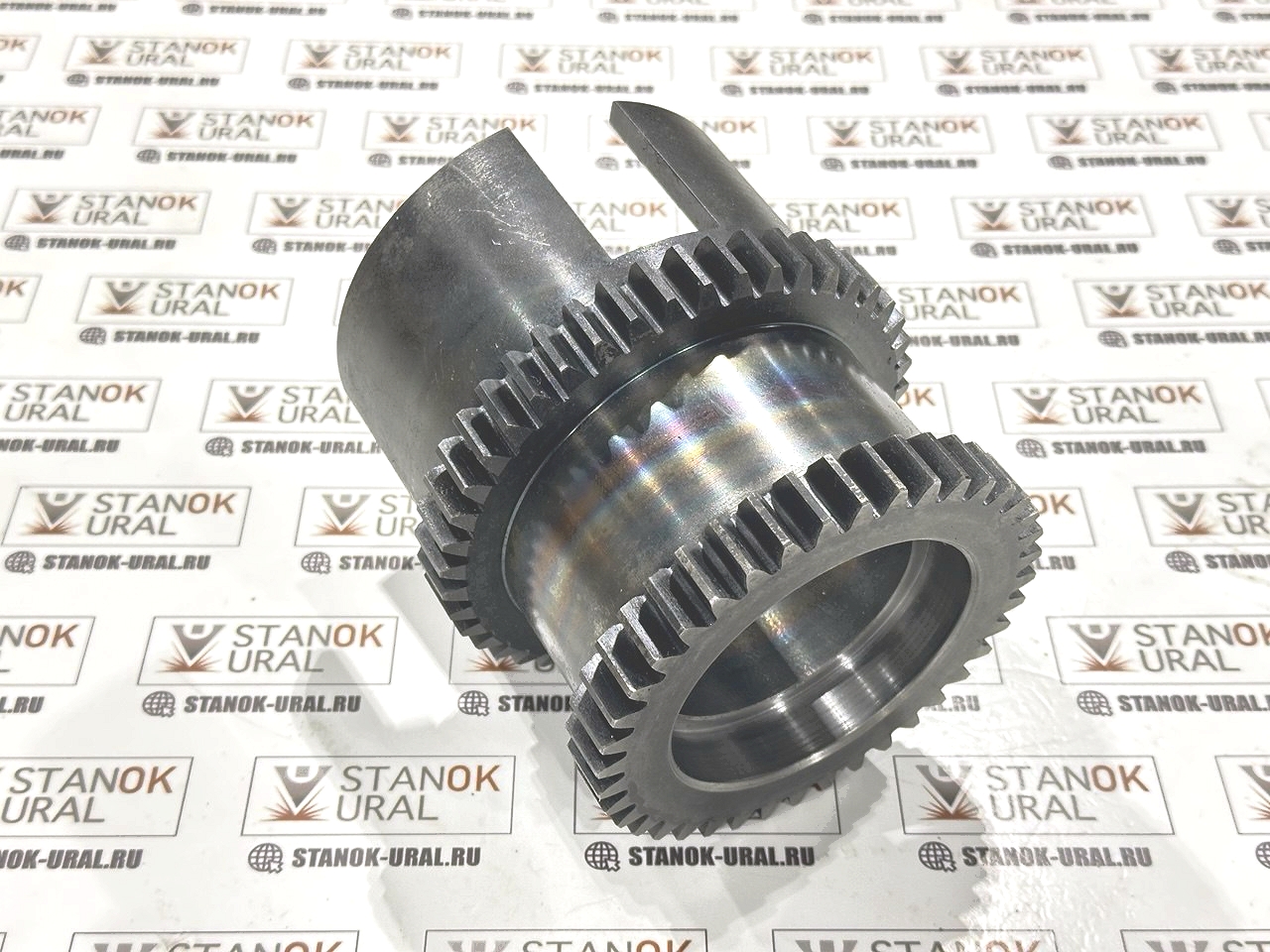 Корзина фрикционного вала 1 оси кс тс 1м63 двухвенцовая монолитная (m3; z40,45) Рязань (1м63.02.369)