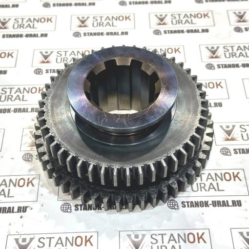 Блок шестерня двухвенцовая 2 оси кс токарного станка 1м63 (m3; z45, 50) Рязань 1м63.21.228/331
