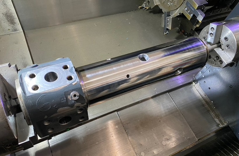 Восстановление ротора поворотного коллектора komatsu pc4000 11