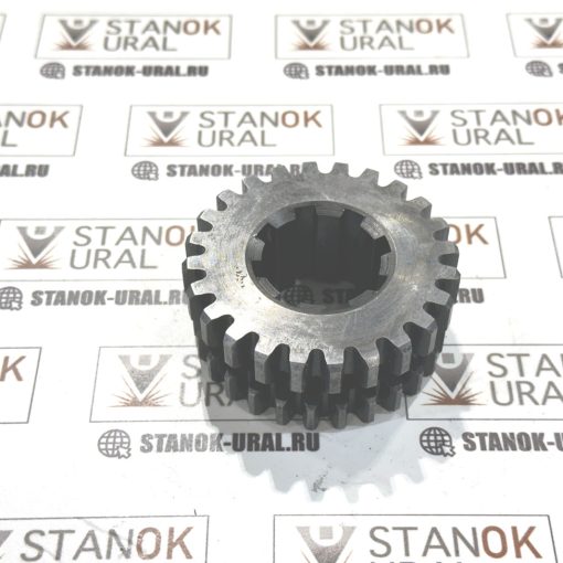 Шестерня двухвенцовая КП токарного станка 1м63 Рязань 8 шлицевая (m3, 5z18; m2z30) (1м63.71.207)