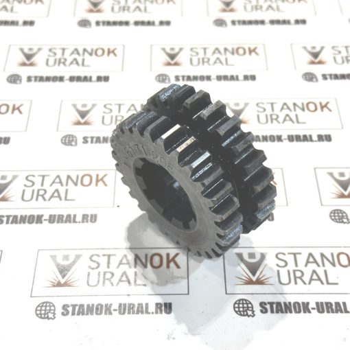 Шестерня двухвенцовая КП токарного станка 1м63 Рязань 8 шлицевая (m3, 5z18; m2z30) (1м63.71.207)