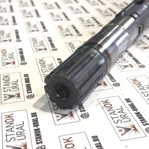 Валик фрикционный 1 оси коробки скоростей токарного станка 1к62 (10 шлицев) (1к62.02.131)