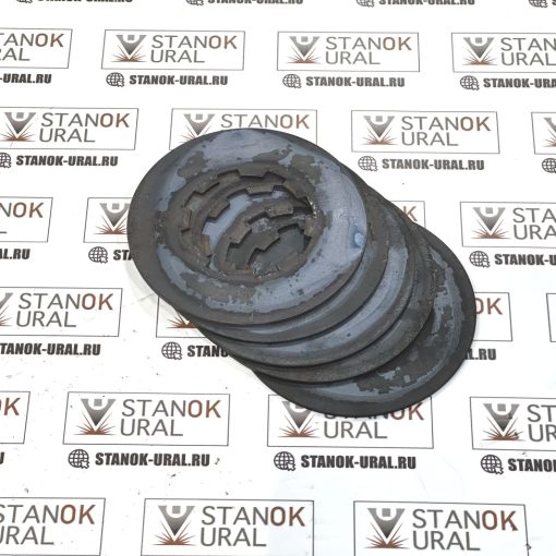 Диск фрикционный внутренний вала 1 оси коробки скоростей токарного станка 1м63 Рязань (8 шлицев) 1м63.21.387