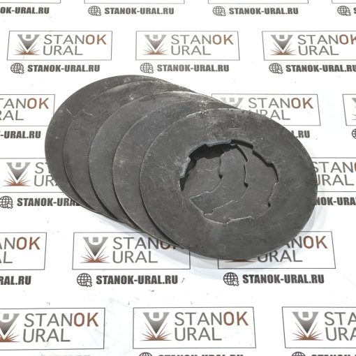 Диск фрикционный внутренний вала 1 оси коробки скоростей токарного станка 1м63, 163 Рязань старого образца (6 шлицев) 1м63.02.434, 163.02.367