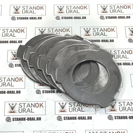 Диск фрикционный наружный вала 1 оси коробки скоростей токарного станка 1м63, 163 Рязань старого образца 1м63.02.433, 163.02.368